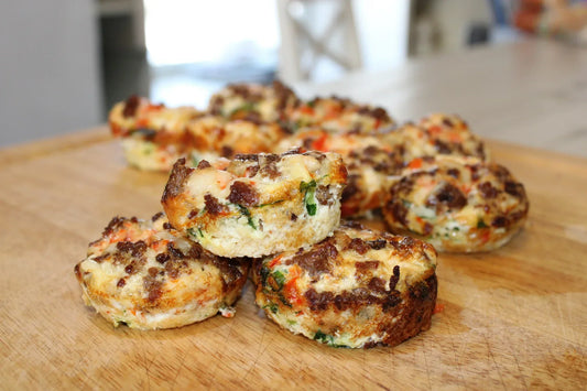 Venison Sausage Egg White Bites
